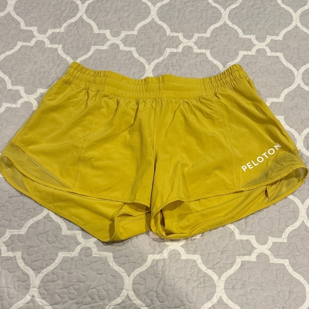 Peloton Women's Athletic Gold Shorts